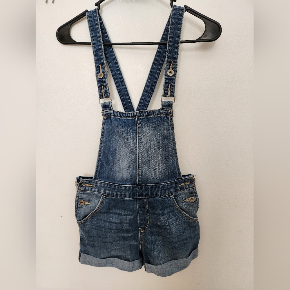 Jean Overall Shorts